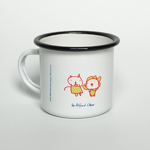 Logotipo de Moq bajo Diseño de impresión personalizado <span class=keywords><strong>Taza</strong></span> de esmalte de café Sublimación - Product Image 3