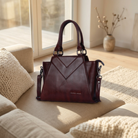Tas Tote Kulit PU Wanita Mewah Modern Grosir 2026 dengan Ritsleting dan Desain Tahan Air - Brotherhood International