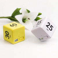 Date Cuisine Cube Minuterie Smart Dice Minuterie Gestion Du Temps Gravité Capteur Flip Minuterie Pour L'exercice Travail Yoga Étude Cuisinier