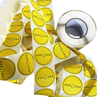 Stiker Label Makanan Kustom Tahan Air Berbahan Vinyl Desain Pribadi untuk Selai dengan Perekat dan Cetak Kustom