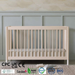 3-in-1 cabrio Modern bal ahşap beşik bebek için çok kullanımlı yatak ve beşik yatak odası hastane ve okul için - Product Image 1