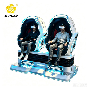 Simulador de Realidad Virtual E-PLAY 9D, <span class=keywords><strong>Cine</strong></span> VR, Entretenimiento de Realidad Virtual Interior/Exterior para Todas las Edades, Sillas VR con Efecto Montaña Rusa - Product Image 1