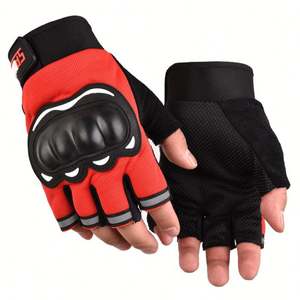 Gants de sport athlétiques mi-doigts pour hommes, très vendus, en polyester, protection des articulations, pour la moto, la course et le cyclisme en extérieur - Product Image 3