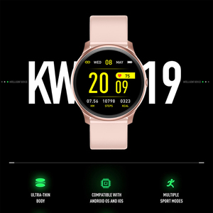 <span class=keywords><strong>Reloj</strong></span> <span class=keywords><strong>inteligente</strong></span> KW19 para hombre y mujer, pulsera <span class=keywords><strong>inteligente</strong></span> deportiva con control del ritmo cardíaco y del sueño, presión arterial y música, para <span class=keywords><strong>xiaomi</strong></span> e Ios - Product Image 3