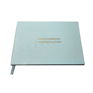 Couverture en lin personnalisée Page intérieure <span class=keywords><strong>vierge</strong></span> <span class=keywords><strong>Album</strong></span> photo LIVRE D'OR Livre d'or funéraire - Product Image 6