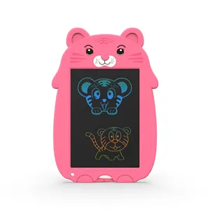 어린이 장난감 2021 lcd 태블릿 만화 모양 9 인치 드로잉 페인팅 보드