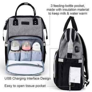 <span class=keywords><strong>Sac</strong></span> à dos multifonction <span class=keywords><strong>pour</strong></span> maman et <span class=keywords><strong>papa</strong></span> avec port de chargement USB <span class=keywords><strong>pour</strong></span> poussette - Product Image 4