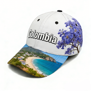 <span class=keywords><strong>Gorra</strong></span> de Béisbol Bordada con Logotipo Personalizado al por Mayor, Recuerdos Turísticos de <span class=keywords><strong>Colombia</strong></span>, Perfil Bajo, Ajuste Flexible - Product Image 2