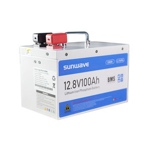 快速运输太阳波智能BMS铁壳12V 24V 100Ah 200Ah 300Ah电池锂磷酸铁锂动力电池 - Product Image 1