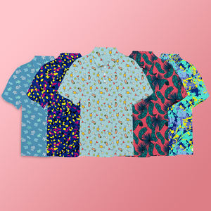 Chemises polo de golf pour hommes, de haute qualité, en polyester et élasthanne, pour le sport et les loisirs en plein air, imprimées sur toute la surface, logo personnalisé - Product Image 2