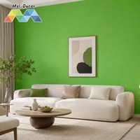 Papier peint MOI vert lime à texture fine, rouleau de 45 cm x 10 m, décoration lumineuse pour la maison et le bureau