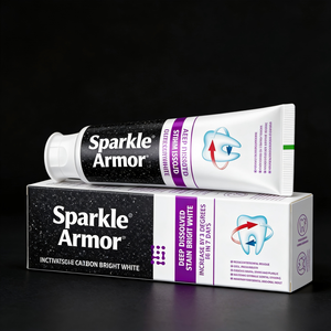 Dentifrice blanchissant au charbon actif, peptide antimicrobien, blanchisseur de dents, dentifrice blanchissant - Product Image 5