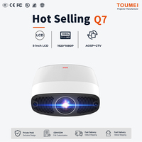 Nouveauté Toumei Q7 Projecteur Home Cinéma LED Android 1080P WIFI HDR MEMC Vente en Gros Projecteur pour Logo Personnalisable