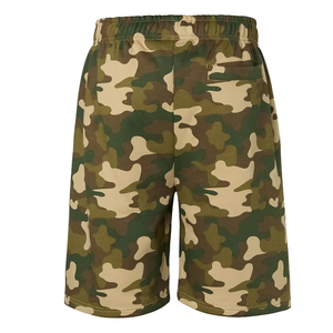 Shorts de survêtement baggy camouflage pour homme, taille élastique personnalisée, longueur 3/4 - Product Image 4