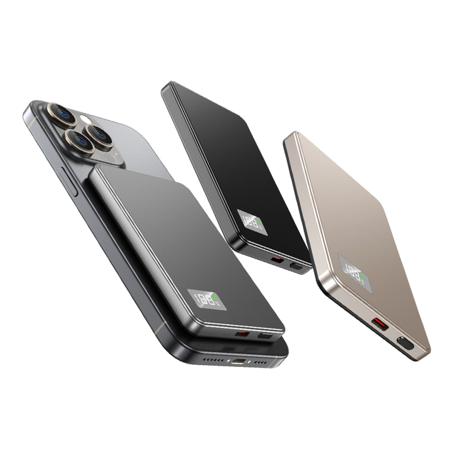 2026 New Model Fast Charging Power Banks 5000mAh PD 20W Super Thin Power Bank With LED Wireless Battery Pack for iPhone