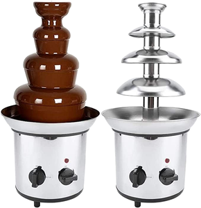 <span class=keywords><strong>Fontaine</strong></span> à <span class=keywords><strong>chocolat</strong></span> à 3 étages <span class=keywords><strong>Fontaine</strong></span> à fondue électrique en acier inoxydable pour fête d'<span class=keywords><strong>anniversaire</strong></span> mariage - Product Image 2