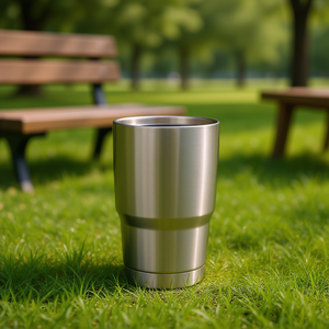 Gobelet isotherme en acier inoxydable Myrva, isolation de 6 à 12 heures, design original, forme de balle, utilisation au bureau, en voyage - Product Image 2