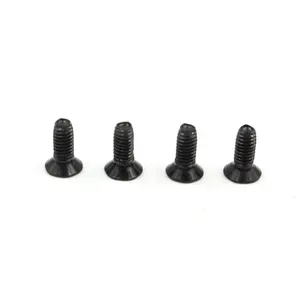 0.6mm m0.7 m1.8 noir micro noir micro vis 2mm x 10mm torx vis en acier inoxydable à tête fraisée