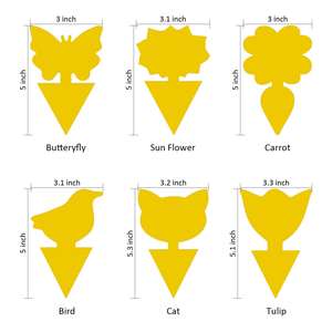 Trappole Adesive per Moscerini della Frutta per Interni, Trappole per Insetti Domestici, Trappola Adesiva per Funghi e Insetti - Product Image 2