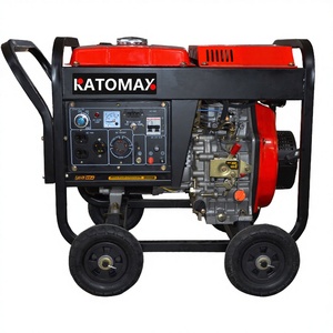 Générateur Diesel Portable à Cadre Ouvert KATOMAX, Vente Chaude Usine, Monophasé CA, Démarrage Automatique, 50Hz, Usage Domestique, 3000W/5000W/6000W/7000W - Product Image 3