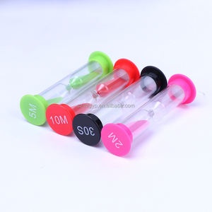 1 2 3 4 5 Minutes 6 Pièces Pack <span class=keywords><strong>Sablier</strong></span> en Plastique pour Jeu de Société - Product Image 3