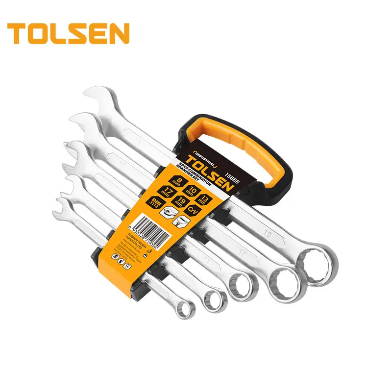 TOLSEN 15886 5 pz chiave strumenti di combinazione Set di chiavi
