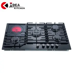 Partager Chine explosion vente verre top 5 brûleurs cuisinière à gaz