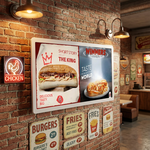 OEM Commercial 14 21.5 Inch Android Advertising Display Touch Screen Digital Signage for Retail Gym Restaurant - Product Image 1