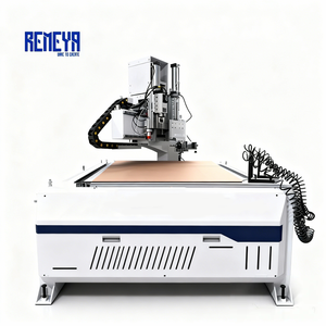 REMEYA Máquina CNC Comercial para Perforación de Cerraduras de Puertas, Placa de Impacto, Guía de Plantilla para Fresadora, Plantilla para Bisagras, 220V, Motor con más de 5 años de duración - Product Image 2