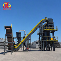 Ligne de recyclage automatique de l'acier, équipement de recyclage de structures en acier, meilleur broyeur d'acier pour le recyclage