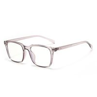 Gafas con Filtro de Luz Azul, Montura Cuadrada, Gafas Anti Luz Azul para Computadora, Sin Graduación