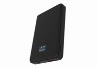 Batterie externe portable PD20W 5000mAh avec affichage LED, USB-A, USB-C, batterie semi-solide