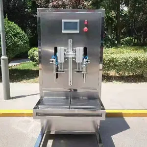 Máquina de engarrafamento de líquido semiautomática de bico duplo de alta eficiência à prova de explosão