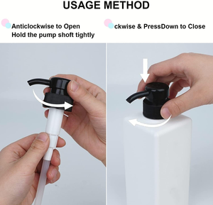 OEM/ODM Plastic <b>Pump</b> <b>Bottles</b> Packaging Plastic <b>Bottle</b> Hand Sanitizer Shower Gel Body Lotion Shampoo Body Care Products Packing - Product Image 2