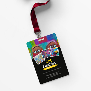 Porte-badge en PVC blanc NFC pour carte d'identité, carte <span class=keywords><strong>de</strong></span> <span class=keywords><strong>visite</strong></span>, carte d'accès, contrôle d'accès RFID pour salon professionnel, avec cordon, Ntag213 TK4100 - Product Image 1