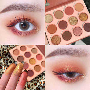 Holesale <span class=keywords><strong>12</strong></span> Color reamy yeshadow lumluminum ase Ase o Ye hadow alallet osmetic oooose igigment yeshadow - Product Image 6
