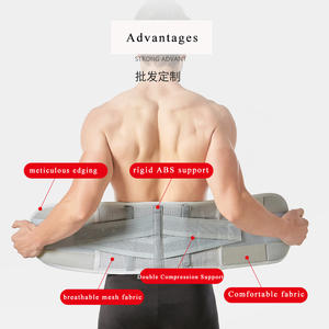 Venta caliente cinturón de soporte Lumbar ajustable cintura inferior <span class=keywords><strong>para</strong></span> dolor de <span class=keywords><strong>espalda</strong></span>, ciática, <span class=keywords><strong>escoliosis</strong></span>, hernia de disco - Product Image 5