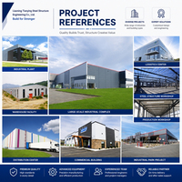 Naves Prefabricadas Modernas, Estructura de Acero, Edificio para Taller, Nave Metálica Prefabricada de Múltiples Secciones para Almacenamiento Industrial