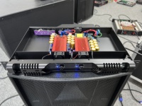Amplificateur de classe D 2 canaux 1U 1300W par canal, amplificateur numérique, amplificateur de puissance, système audio stéréo pour subwoofer, équipement sonore