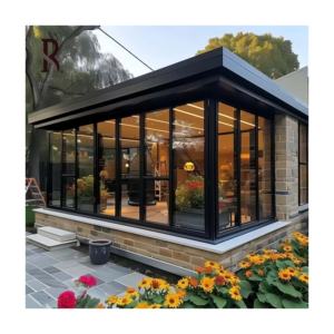 Nouvelle Serre de Jardin Nordique Américaine en Aluminium à Cadre en A, Écologique, à Rupture de Pont <span class=keywords><strong>Thermique</strong></span>, avec Véranda en Verre Extérieure – <span class=keywords><strong>Meilleur</strong></span> Prix - Product Image 6