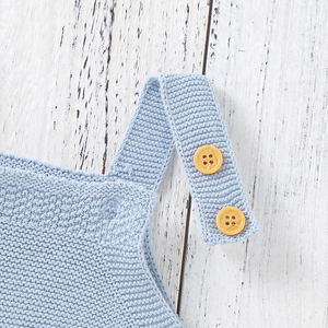 Доступен индивидуальный логотип: Мягкий вязаный комплект из комбинезона и шапочки, 2 предмета, детский наряд. |   Оптовая цена: Набор одежды для новорожденных (мальчик/девочка) в подарок - Product Image 4