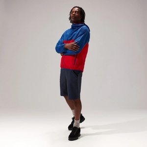 <b>Men's</b> <b>Lightweight</b> Vintage 80s-90s Retro Nylon Windbreaker Zip-up Closure Stand Collar Windproof Thin <b>Jacket</b> - Product Image 3