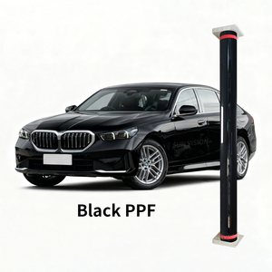 Vinilo Adhesivo Impermeable para Automóviles y Motocicletas, Color Negro Brillante Púrpura, para Interiores, PPF - Product Image 1