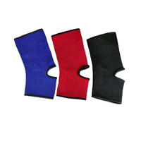 Protège-cheville personnalisé en tricot avec rembourrage en mousse élastique, manchon de protection respirant pour le Muay Thai, le Kickboxing et l'entraînement en dojo (vente en gros)