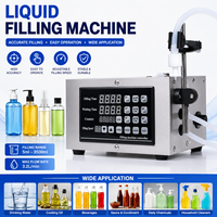 Máquina Llenadora de Líquidos Semiautomática de un Solo Cabezal con Bomba de Diafragma, para Cosméticos, Bebidas y Líquidos de Baja Viscosidad, del Fabricante Original