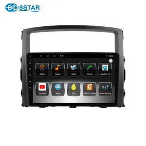 Bosstar AHD navigasyon gps Mitsubishi Pajero 2009 için 2010 2011 2012 2013 2014 2015 2016 video araç dvd oynatıcı oyuncu