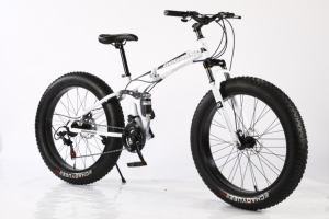 Vélo de montagne Fat Tire Snow <span class=keywords><strong>Biken</strong></span> 21 vitesses pour adultes, cadre en acier haute teneur en carbone, tout-terrain, hors route - Product Image 4
