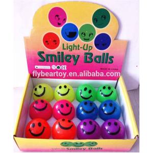 Ballon de massage en caoutchouc clignotant, ballon à picots, jouet pour enfants, yeux d'Halloween, lot de 12 avec boîte - Product Image 4