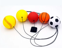 Ensemble d'entraînement au ballon réflexe de boxe avec bandeau réglable Équipement de boxe Punching Ball Gym Fitness Reflex Balles de vitesse en mousse PU