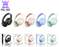 Casque sans fil Bluetooth 5.3 avec carte TF, casque supra-auriculaire, longue durée de vie de la batterie, casque sans fil avec microphone